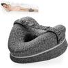 Memory Cotton Leg Pillow Hollow Heart Pregnancy Side Sleeper Sciatica Orthopedic Sciatica Back Hip Relief Pillow For Bed, Sofa