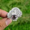 Mothers day Deal 925 Silver Oval Natural Rhodonite Wife Stackable Statement Ring