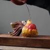 Resin Color-Changing Golden Fish Tea Pet - Handmade Tea Table Decoration