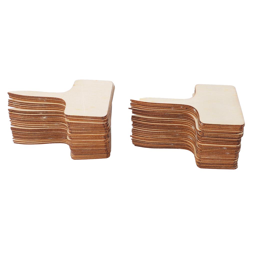 Plant Labels Writable Thickened Wood Plant Identification Tags for Succulents Flowers Gardening Nursery