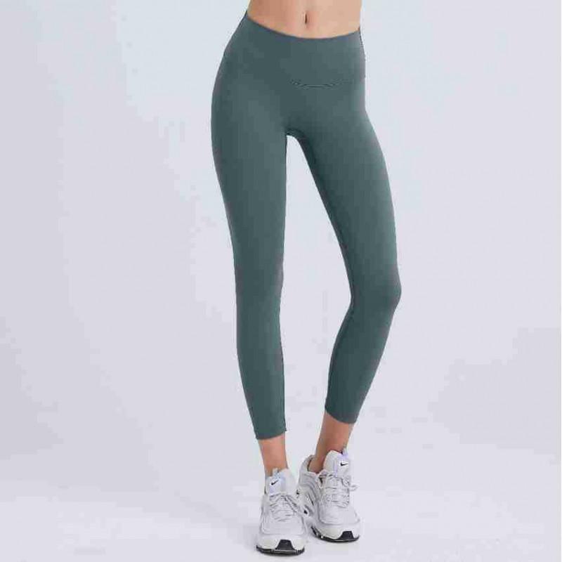 High-Waisted Yoga Leggings Women Slimming Ultra-Thin Breathable Stretch Workout Pants Running Gym Fitness