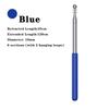 1pc Portable 2-in-1 Teaching Pointer 1/1.2/1.6M Retractable Flagpole Flag Display Pole Tour Guide Flag