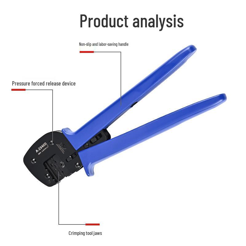 MC4 Photovoltaic Crimping Pliers A-2546B: Solar Connector Terminal Manual Tool
