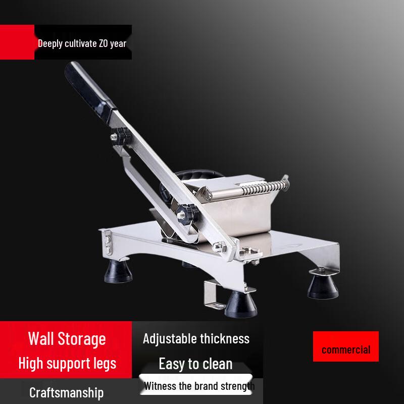 Youcha Commercial Manual Frozen Meat Slicer