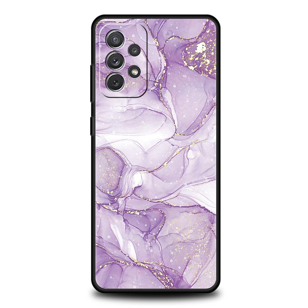 Marmor tinte und waschen Telefon Fall Für Samsung Galaxy A13 A51 A71 A41 A31 A21S A11 A01 A03S A12 A32 A52 A22 A23 a33 A53 A73 5G Abdeckung