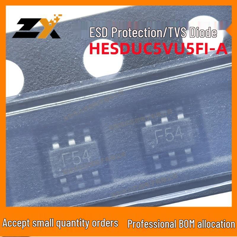 

HESDUC5VU5FI-A SOT-363 5V 4A Unidirectional ESD Protection TVS Diode