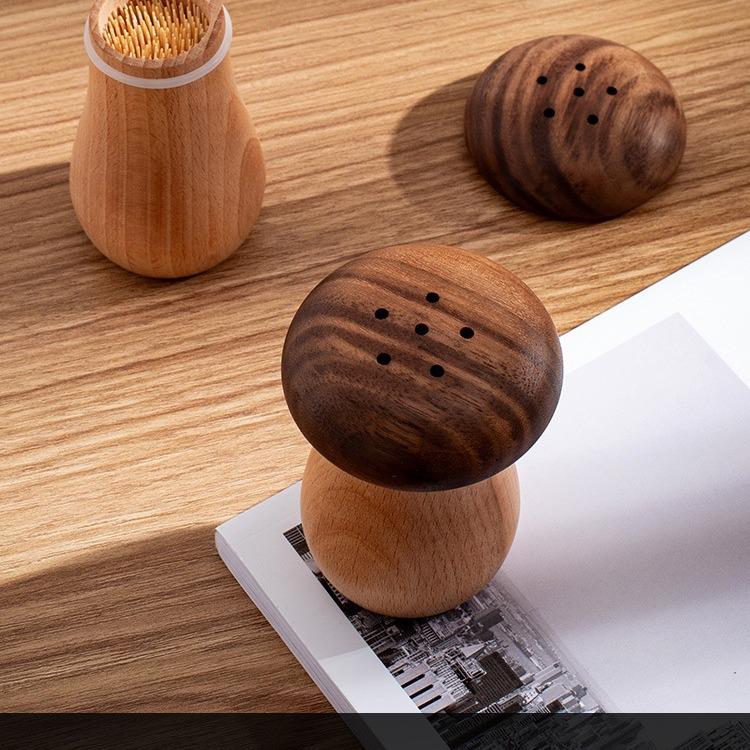 In-Stock Cute Creative Mushroom Toothpick Holder for Home Living Room
