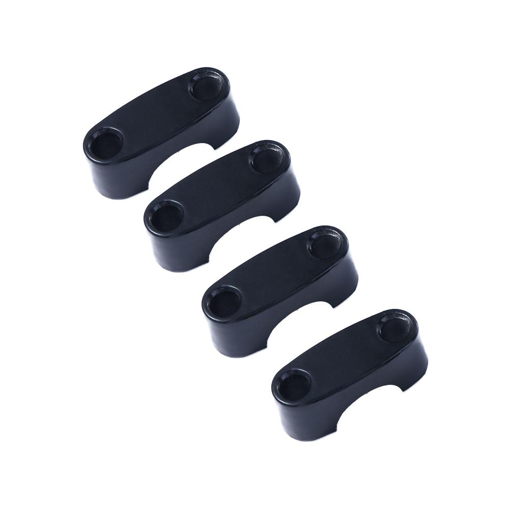 Lenker Griffe Schwarz Erhöhungen Adapter Erhöhung Halter Klemme Fat Bar Erhöhung Motorrad Lenker Klemme