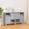 VidaXL Buffets 2 Pcs Concrete Grey 60x35x70 Cm Engineered Wood 3185723