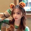 1-20PCS Halloween Funny Hair Bands Cos Pumpkin Headband Headwear Girl Prank Hair Clip Cute Elf Hair Clip Decoration