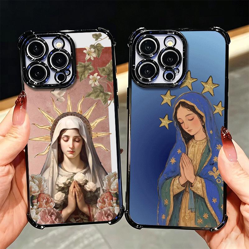 Virgen Mary Virgin De Guadalupe Soft Phone Case For Xiaomi Poco X7 X8 Pro Max X6 X5 X3 F8 Ultra F7 M8 M7 M5S Redmi 15C 15A 15 14