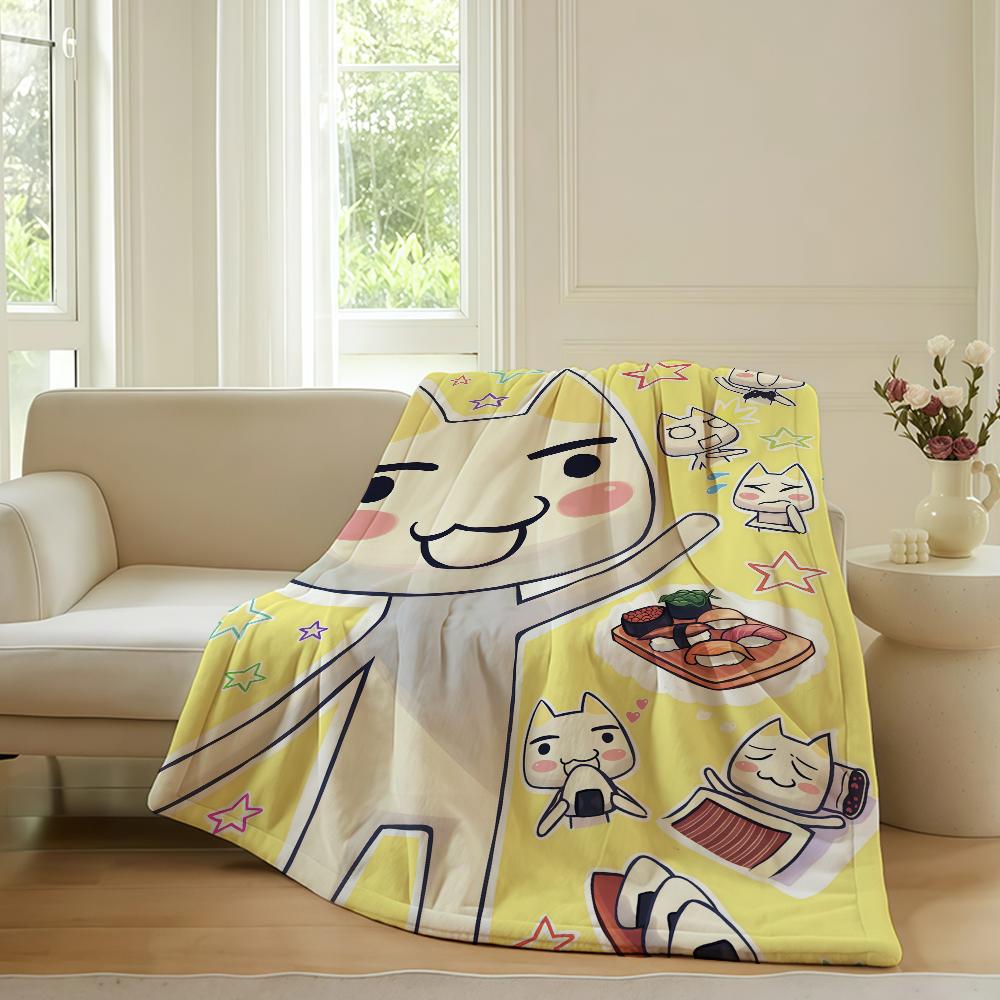 Cartoon cute Inoue Toro Blanket For Sofa Office Bed Plane Travel Sleep Read Relax Camping Soft And Warm