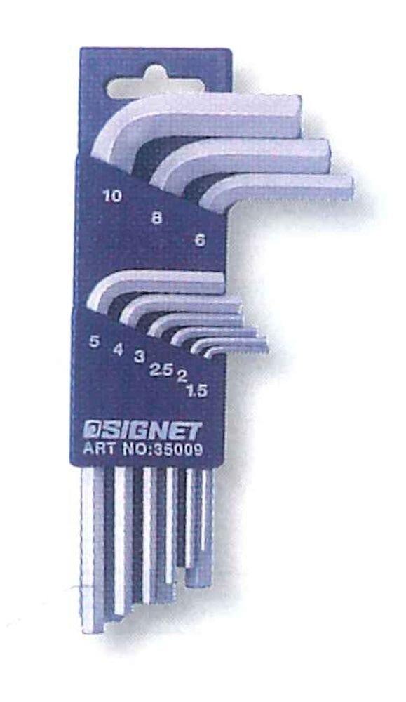 SIGNET Hex Wrench Set 35009 9-Piece