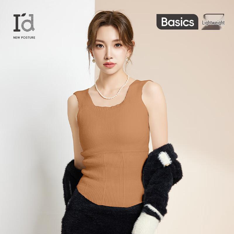 Women s Warm Wool Padded Camisole Tank Top One Size