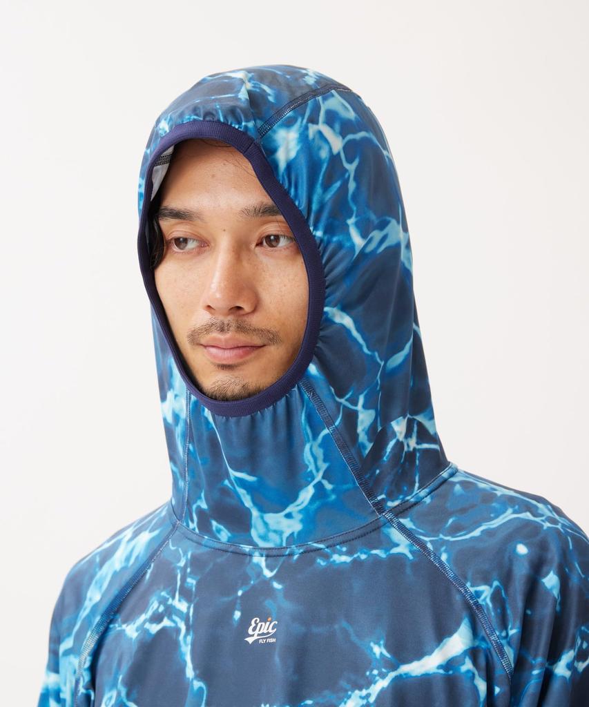 Lindis Sun Hoodie Hoodie for Men and Light Size M [Snow Peak] EP-CS-26SU003 Women, Grey,
