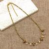 Vintage Bohemian Crystal Beaded Necklace with Faux Gemstones - High-End Faceted Clavicle Chain for Women
