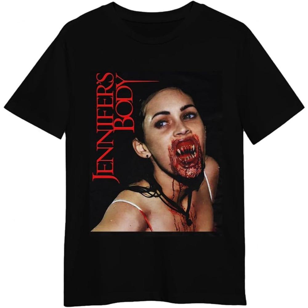 Jennifers Body Tshirt Jennifer Movie Tshirt Summer New Style Suitable for Both Unisex and Women Casual and Fashionable Tshirt
