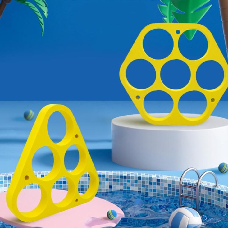 Floating Foam Rings Toy with Balls and Rings, Pool Games for Kid Family Outdoor