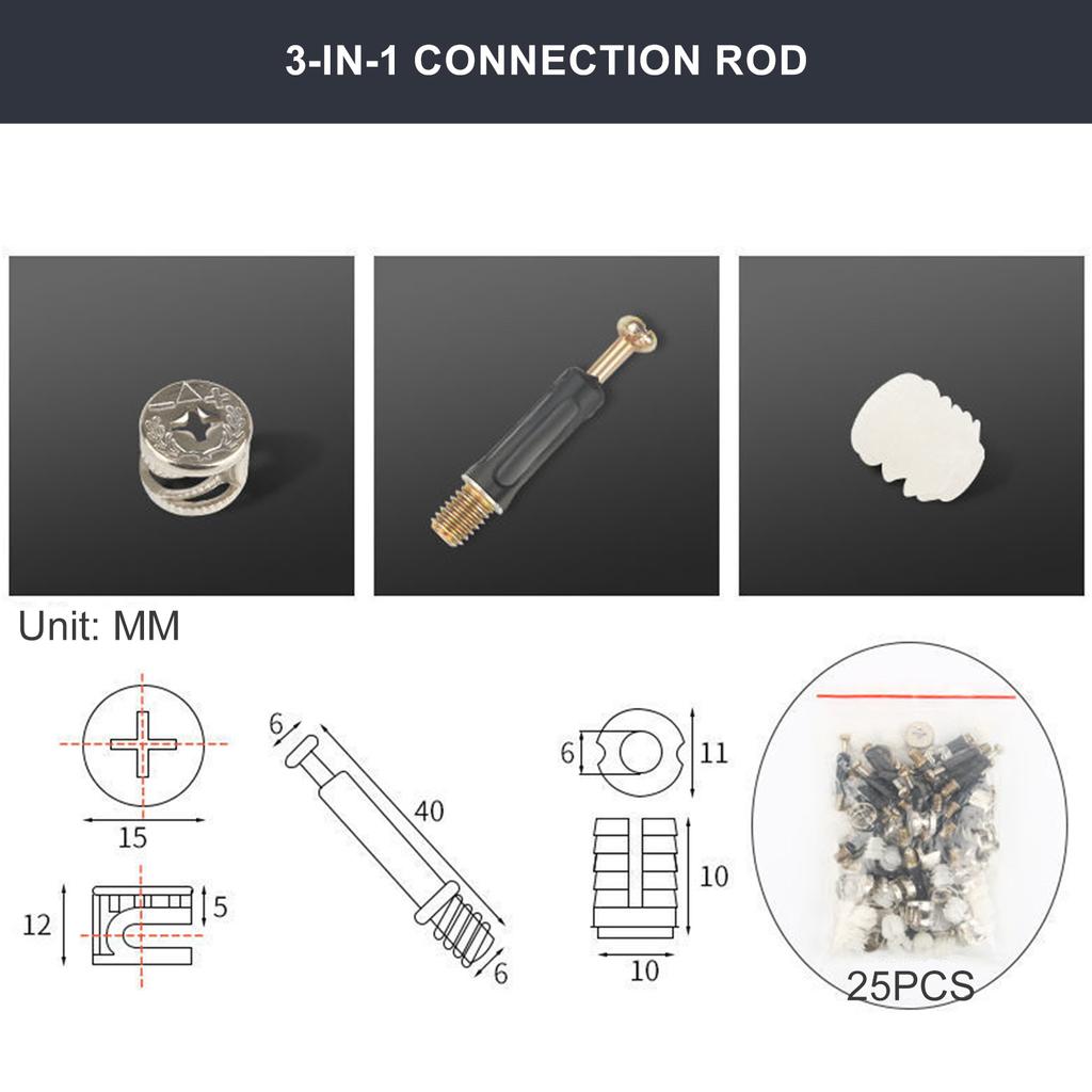 3-in-1 Schraubnuss-Hülse mit magnetischer Spitze, einstellbarer Tiefe, Sechskantschaft-Verlängerung, Schraubendreher-Werkzeug, schnelle Installation
