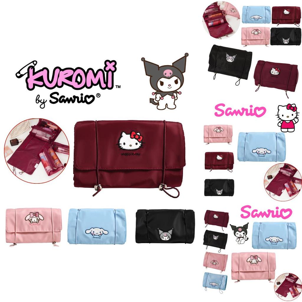Kuromi Detachable Waterproof Travel Makeup Bag With Large Capacity For Women And Men