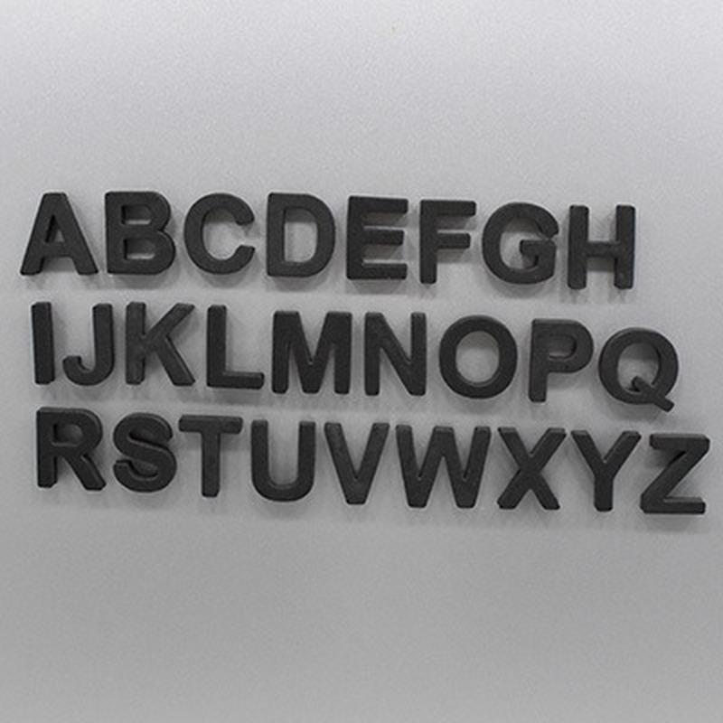 Adesivi per Frigorifero Lettere Inglesi Decorazioni per la Casa Lavagna Nera con Alfabeto Adesivi Magnetici Magneti per Frigorifero Giocattoli Didattici per Bambini