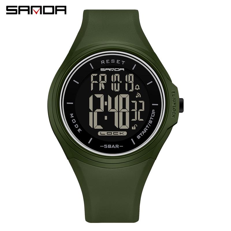 Sanda 2131 Multifunctional Touchscreen Luminous Waterproof Youth Smart Watch