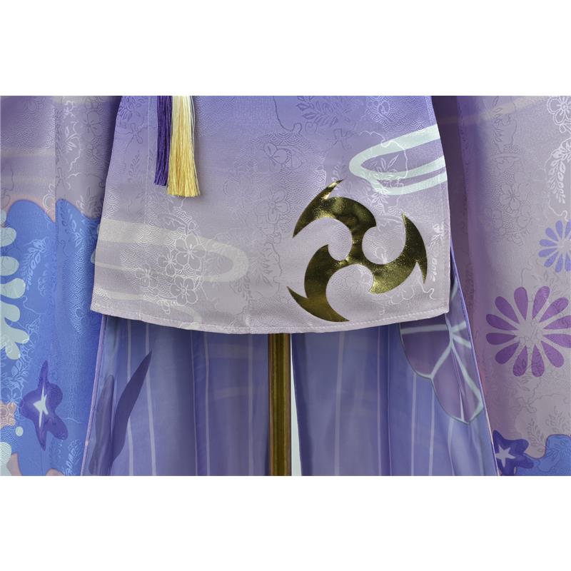 Genshin Impact cos Fantasia deus do trovão Barzhen general do trovão guerreiro das sombras cosplay jogo animação quimono feminino sombra COS