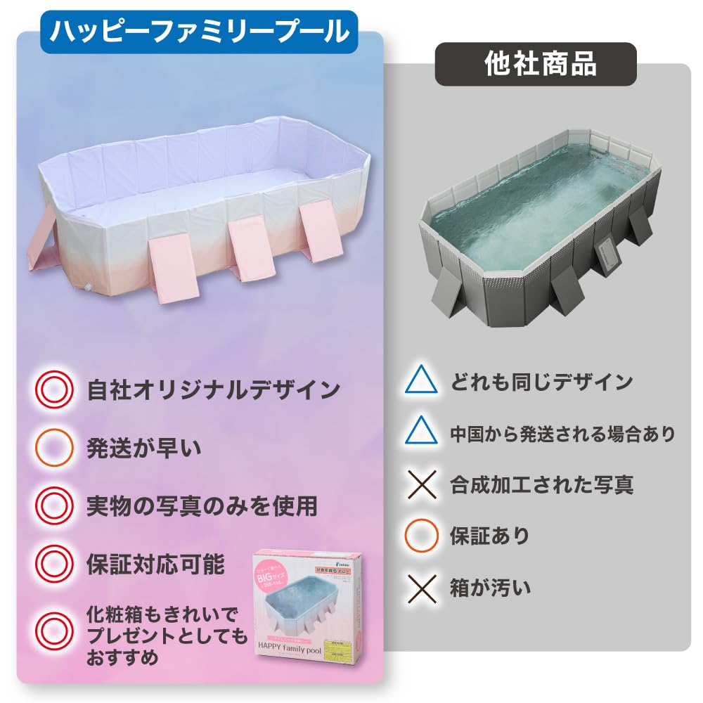 Velký skládací bazén, 2,1 m, 2,5 m a 3,0 m, není potřeba nafukovat [Šťastný rodinný bazén] Dětské hřiště, skládací pro domácí použití (GreigePink,