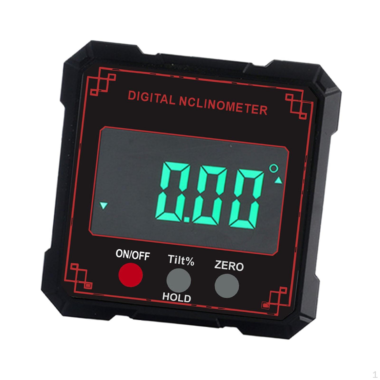 

Digital , Inclinometer, Measuring Tool, Data Storage Function for Construction Work, Installation красный