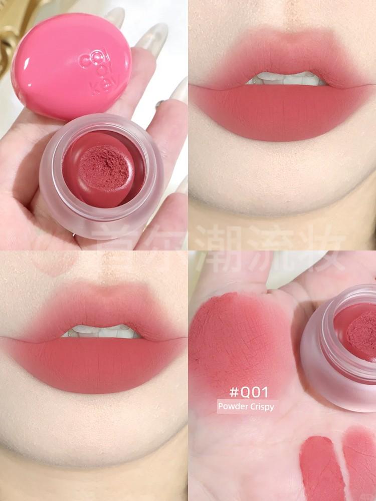 Colorkey Lip Gloss Water Glossy Plump Lips Glass Mirror Small Jar Mud Essence Moisturizing Nude Color Authentic for Women