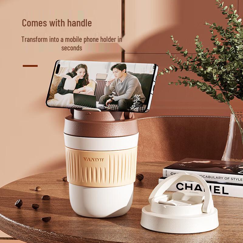 Vanow Ceramic Lined Insulated Travel Mug