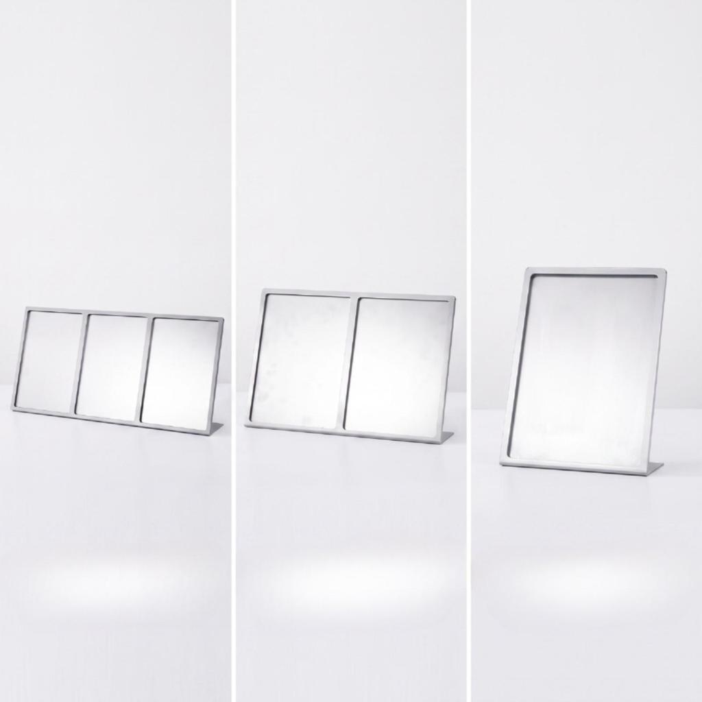 Compact Tabletop Sign Holder Stable Menu with Angled Base Space-Saving