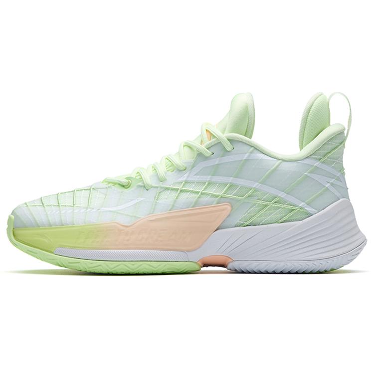 

Anta Light Horseman 3 Nitrogen Technology Low top Performance Basketball Shoes Men s White Green Pink 112231108-2 45