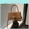 Stylish Pu Crossbody Bag Chic Small Square Handbag For Everyday Casual Fashion