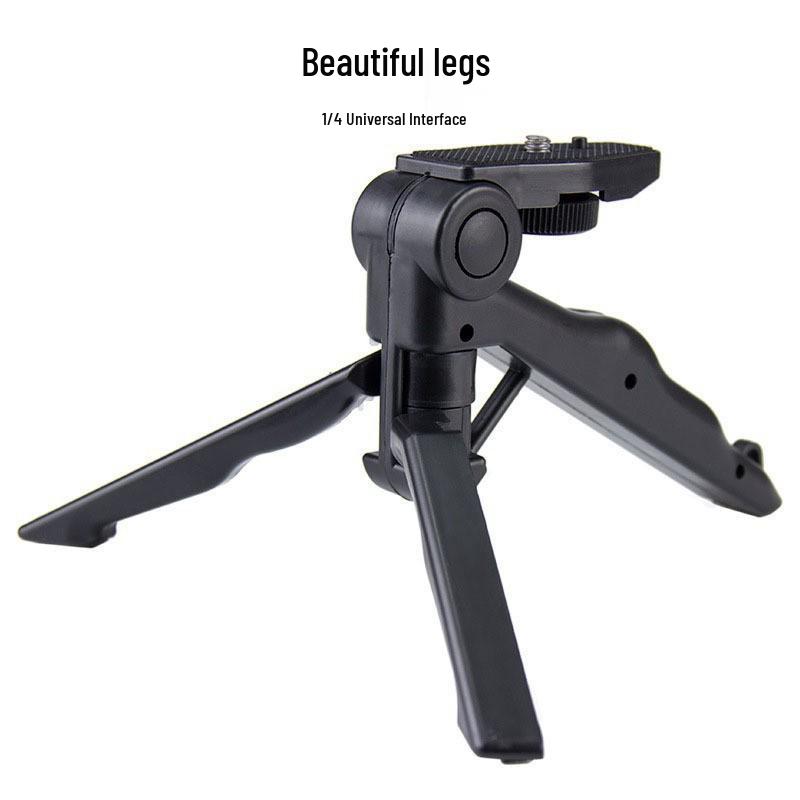 Compact Tripod Stand for Laser Level and Phone Holder - Ideal for Photography and Live Streaming.