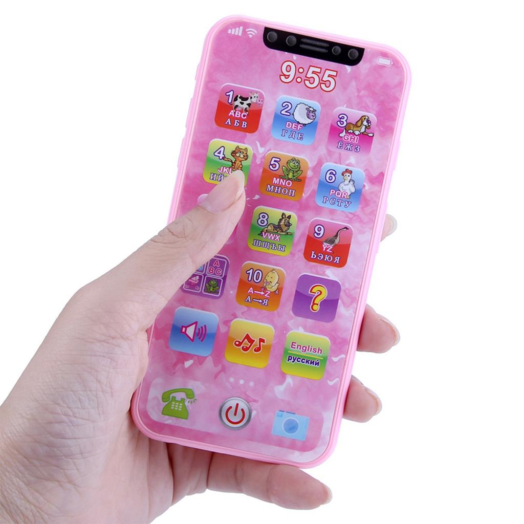 Baby Kids Music Toy Simulated Mobile Phone Educational Learning Machine Children Gifts(Russian)