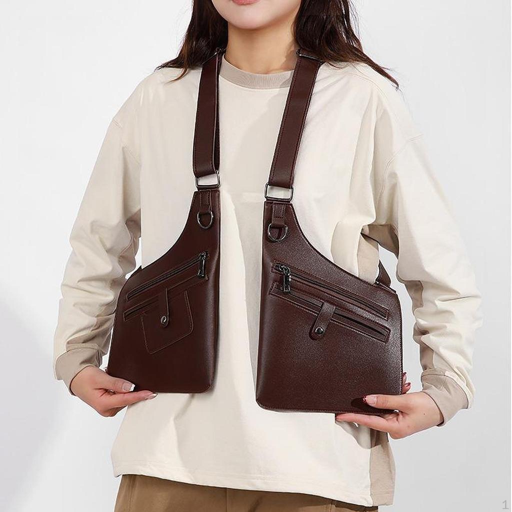 Double Armpit Shoulder Bag Lightweight Underarm for Men Outdoor