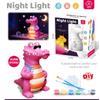 DIY Educational Graffiti Vinyl Doll Night Light & Piggy Bank Toy