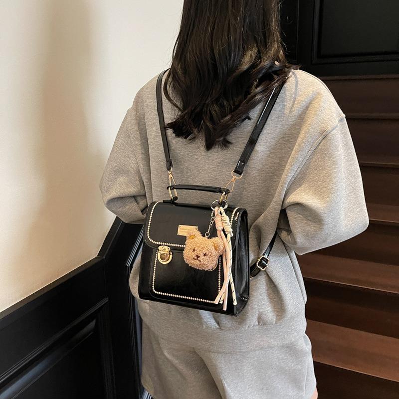 Small Bag Women's Fashion Versatile Niche Design Class Schoolbag Street Trend Lightweight Travel Backpack