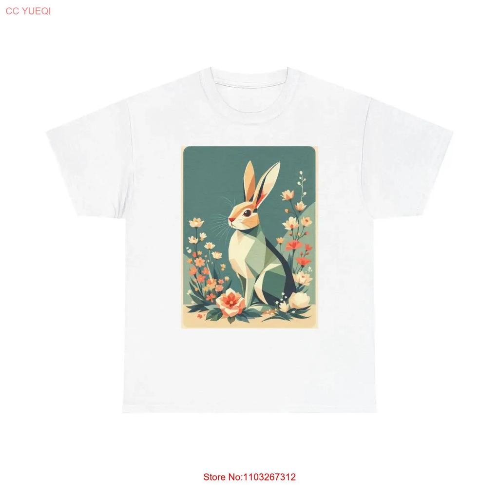 Vintage Style Bunny T Shirt Retro Rabbit For Casual Wear Easter Vintage Soft Breathable Versatile Graphic Homme