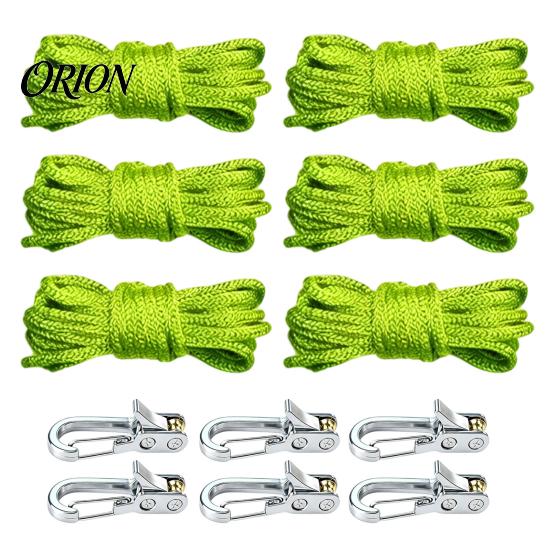 Camping Tarp Rope Tensioner 4/8/12Pcs with Cord, Heavy Duty Tie Down Roller, Cord Fastener Metal Tightening Tool for Camping, Tarps, Guy Lines,