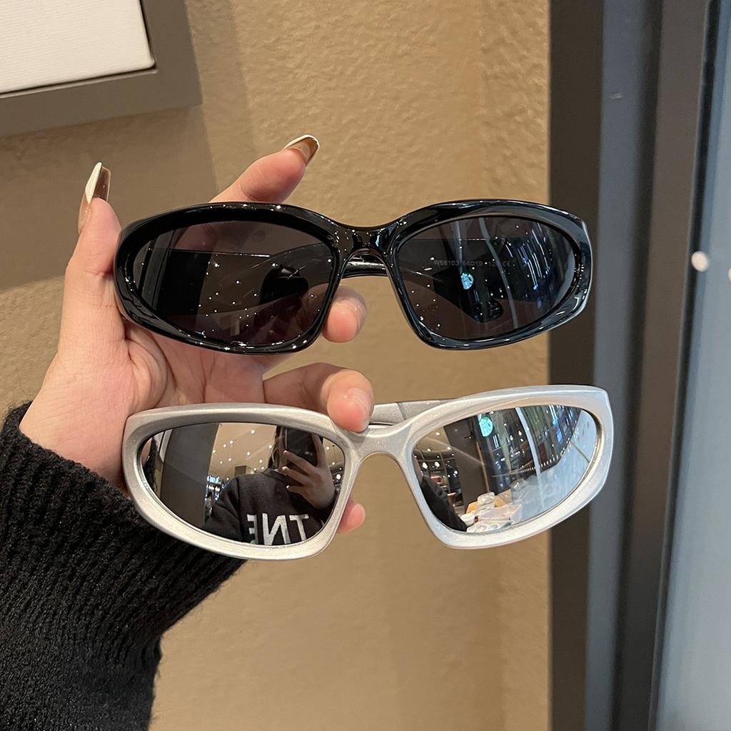 Ins-Style Y2K Cat-Eye Retro Plain Sunglasses For Women