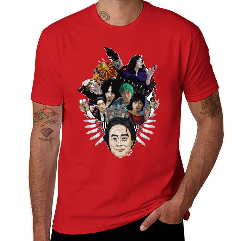 Park Chan-wook - Mash Up Tribute T-Shirt anime summer top Blouse shirts graphic tees mens t shirt graphic