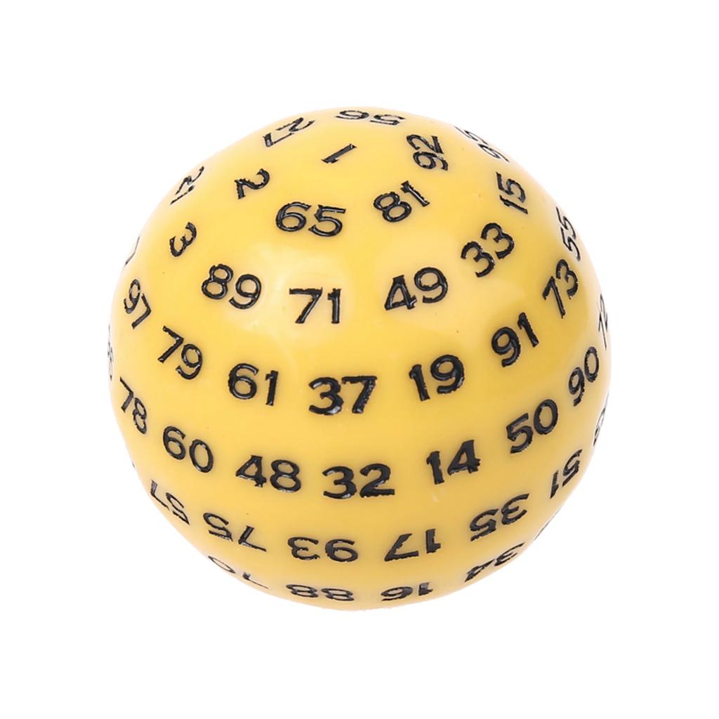 100 seitige Acryl Würfel D100 Würfel Für Tisch Bord Rolle Spielen Spiel Bar Club Tabletop Spiel Spielen Brettspiel Zubehör