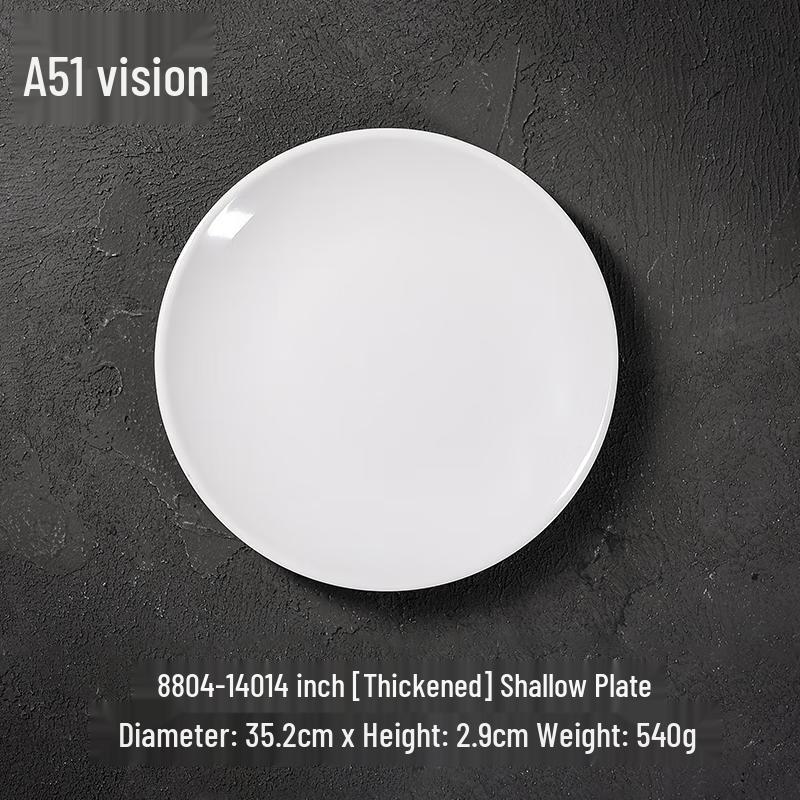 

Food Grade Melamine Round Bone Dishes (10-Pack)