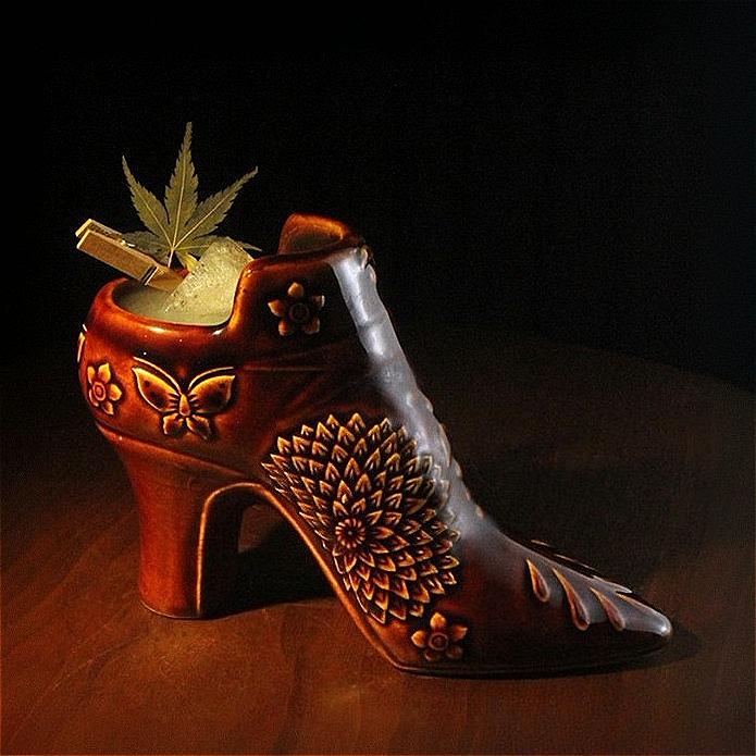 Tiki Cup High Heeled Shoe Shaped Wine Cup Desk Decoration Cute Ornament Desk Decoration Figurines Home Decoration Accessories