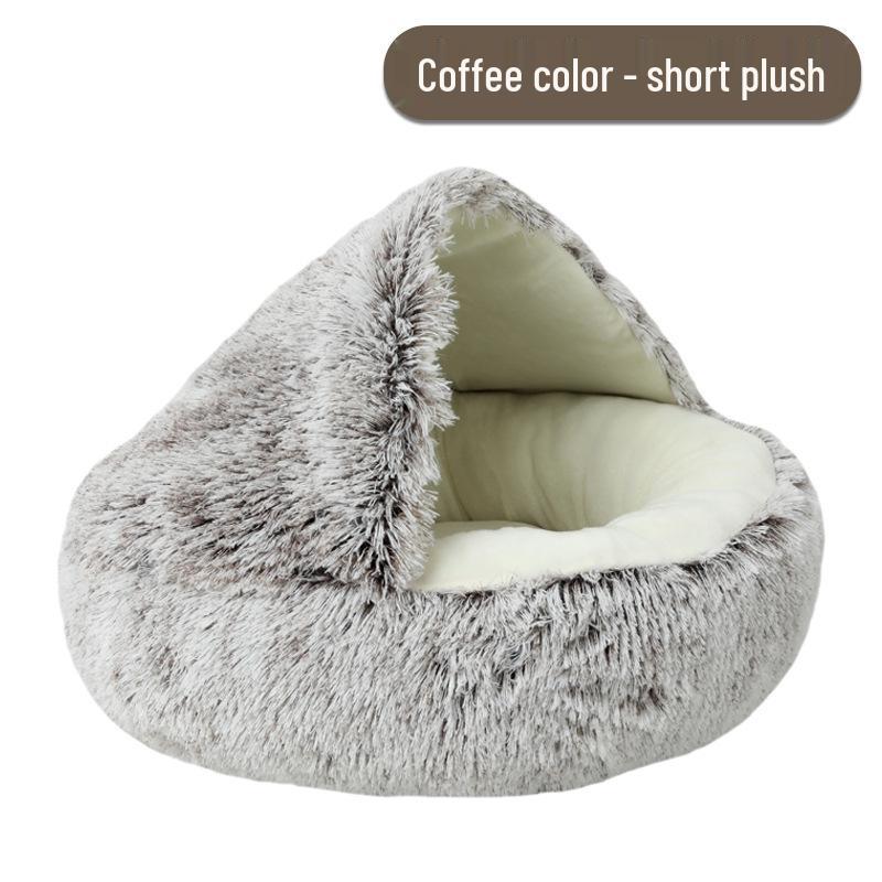 

Cozy Semi-Enclosed Winter Bed for Cats and Dogs 40cm