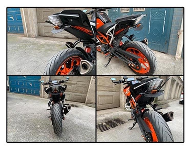 KTM DUKE 125/200/250/390 Light Tail License Plate Holder for Motorcycle Modification