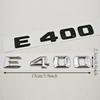 3D ABS Car Letter Logo E400 E450 4MATIC Rear Trunk Sticker Emblem For Mercedes Benz E Class E400 E450 W213 Auto Tail Accessories
