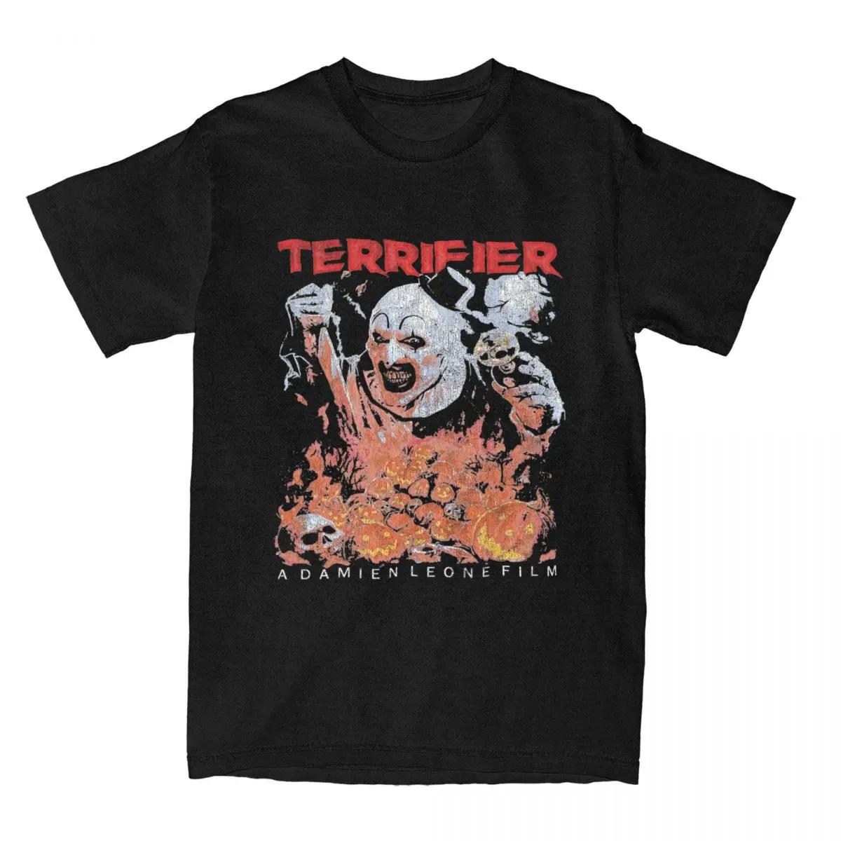 

Все сезоны Мужская Женская Футболка Terrifier 2 Art The Clown Наряд Футболка Одежда Забавные Футболки XXXXXL чёрный